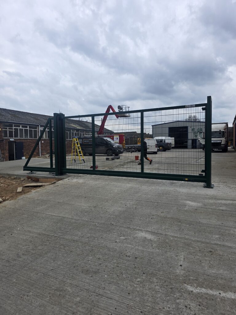 Norwich Cantilever Gate Installation