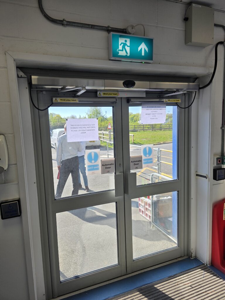 Stansted Double Swing Door Automation