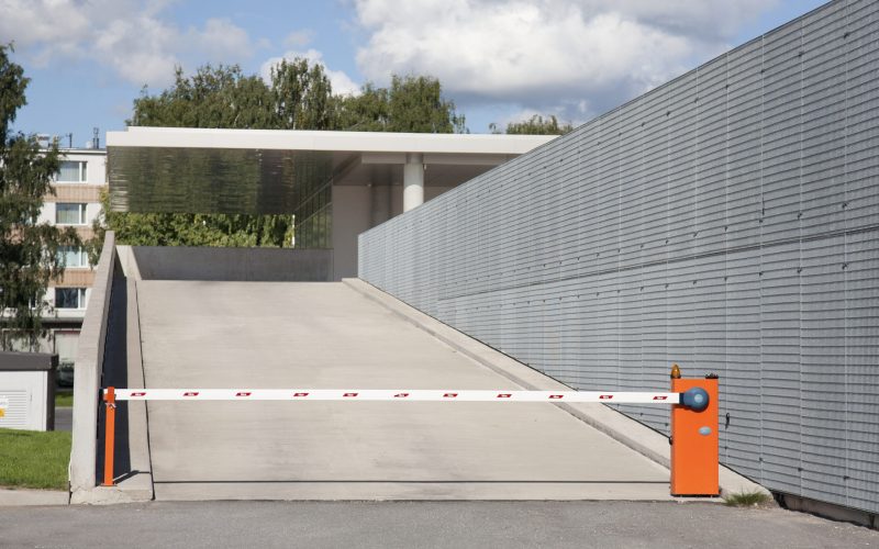 Parking Lot Entrance Ramp